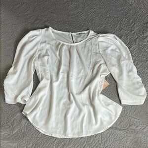 Elegant White Women's Top